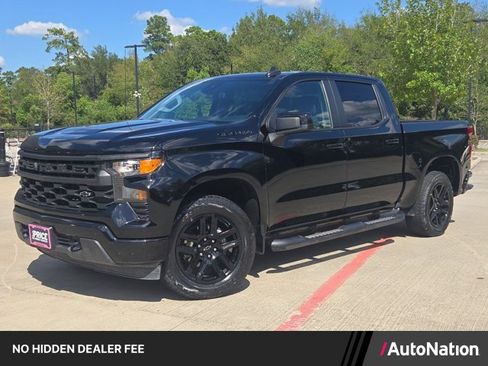 Used 2024 Chevrolet Silverado 1500 Custom w/ Turbomax Blackout Package RWD image 1