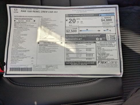 New 2026 RAM 1500 Rebel w/ Rebel Level 2 Equipment Group AWD/4WD image 18