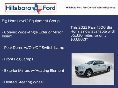 Used 2023 RAM 1500 Big Horn AWD/4WD image 13
