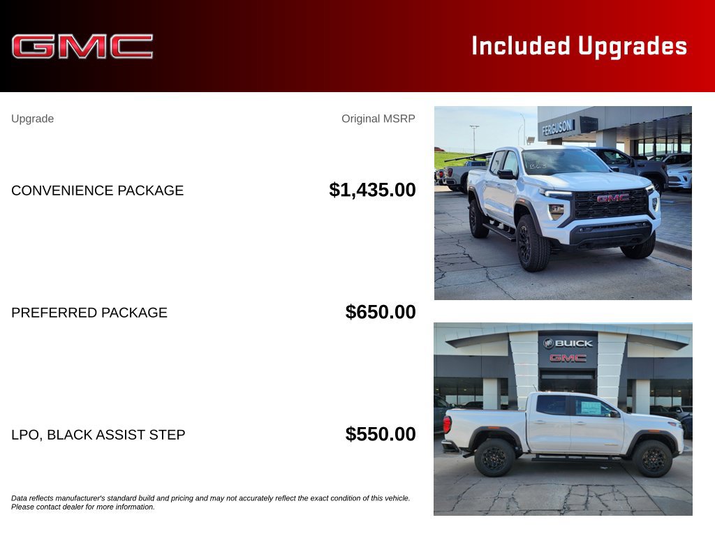 New 2026 GMC Canyon Elevation w/ Convenience Package RWD image 11