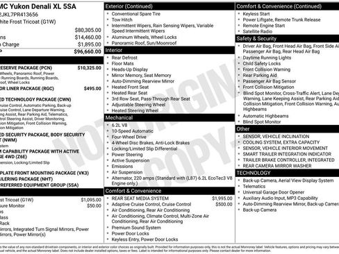 Used 2023 GMC Yukon XL Denali w/ Denali Reserve Package AWD/4WD image 6