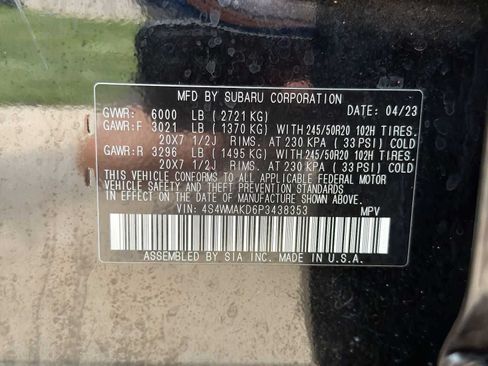 Certified 2023 Subaru Ascent Onyx Edition Limited AWD/4WD image 32