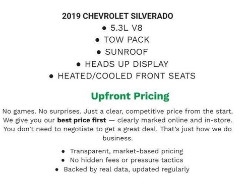 Used 2019 Chevrolet Silverado 1500 High Country w/ Technology Package image 2