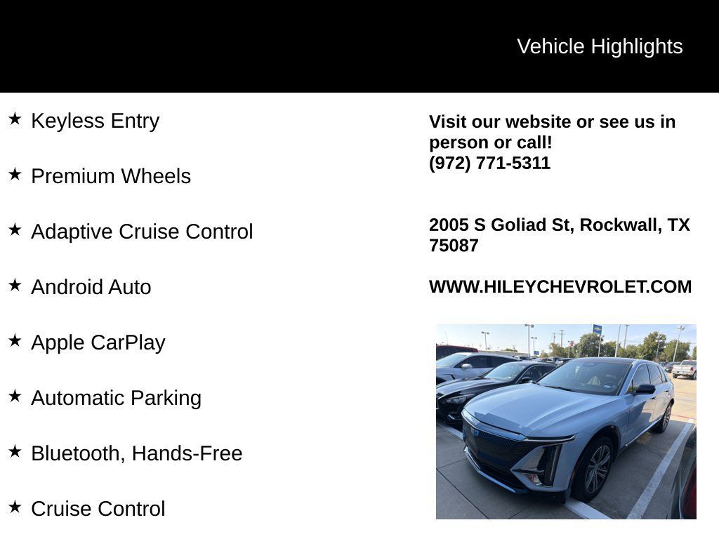 Used 2024 Cadillac Lyriq Tech AWD/4WD image 5