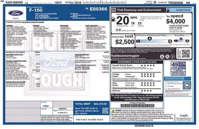 New 2026 Ford F150 STX w/ Equipment Group 200A AWD/4WD image 4