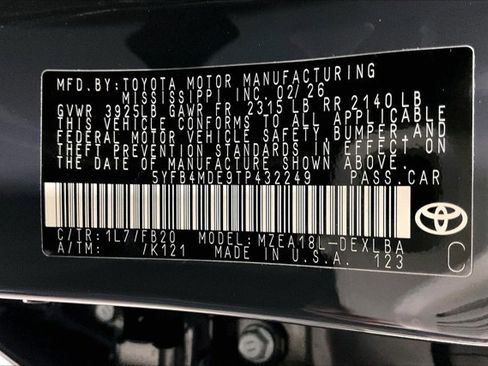 New 2026 Toyota Corolla LE image 13