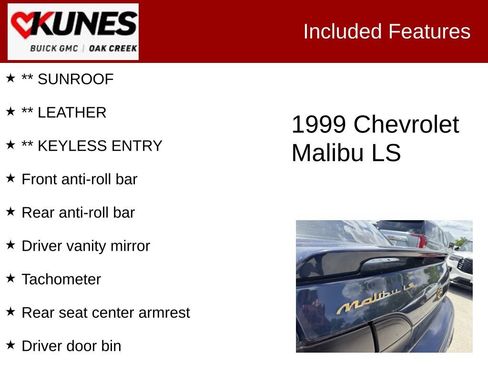 Used 1999 Chevrolet Malibu LS FWD image 2