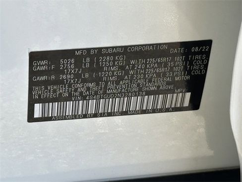 Used 2022 Subaru Outback Wilderness image 33