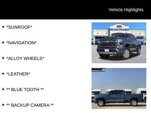 Used 2024 Chevrolet Silverado 3500 High Country w/ Z71 Off-Road Package image 4