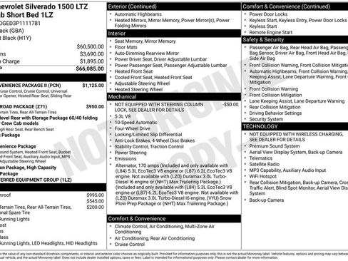 Certified 2023 Chevrolet Silverado 1500 LTZ w/ LTZ Convenience Package II AWD/4WD image 41
