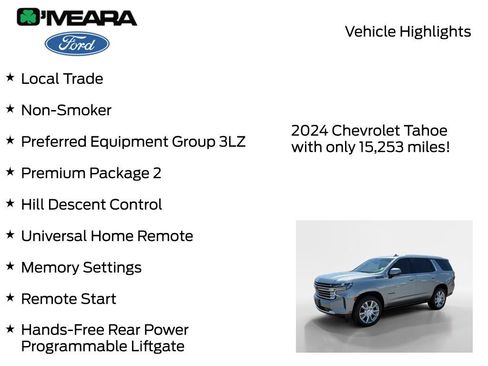 Used 2024 Chevrolet Tahoe High Country w/ Premium Package 2 AWD/4WD image 7