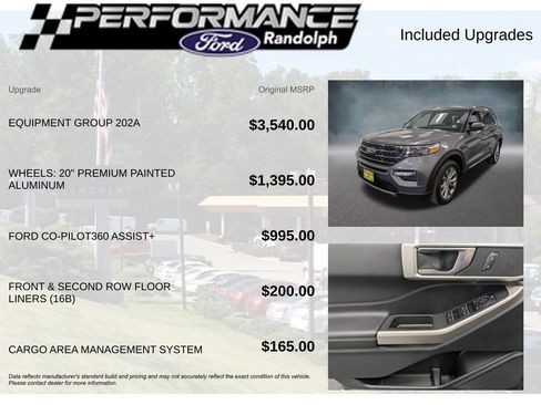 Used 2022 Ford Explorer XLT w/ Equipment Group 202A AWD/4WD image 6