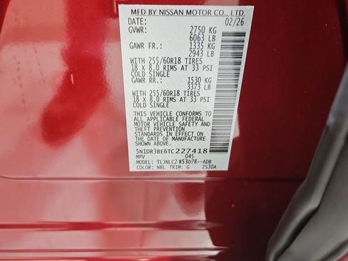 New 2026 Nissan Pathfinder SV image 26