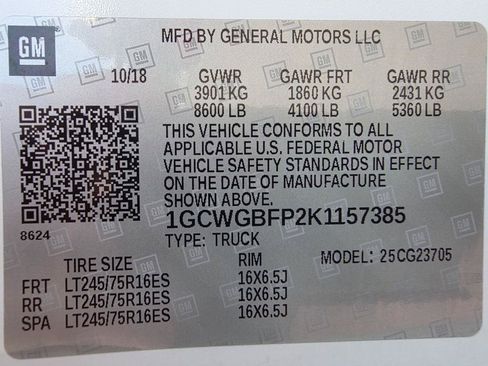 Used 2019 Chevrolet Express 2500 Extended w/ Driver Convenience Package RWD image 38