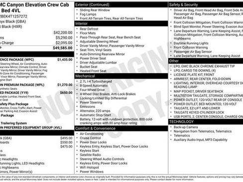 New 2026 GMC Canyon Elevation w/ Convenience Package AWD/4WD image 9
