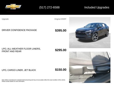 Certified 2024 Chevrolet Trax RS w/ Driver Confidence Package FWD image 15