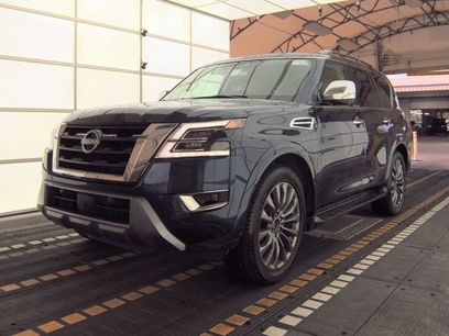 Used 2023 Nissan Armada Platinum w/ Captain's Chairs Package