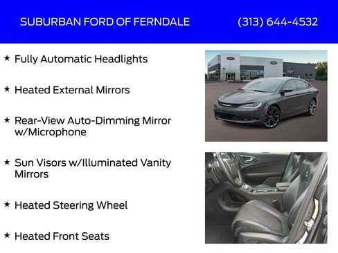 Used 2016 Chrysler 200 S w/ Comfort Group image 17