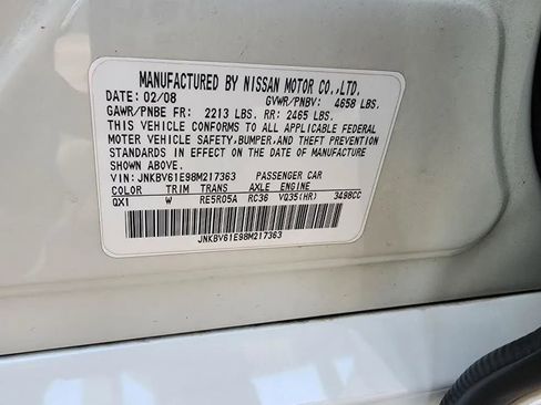 Used 2008 INFINITI G35 Journey w/ Premium Pkg image 17