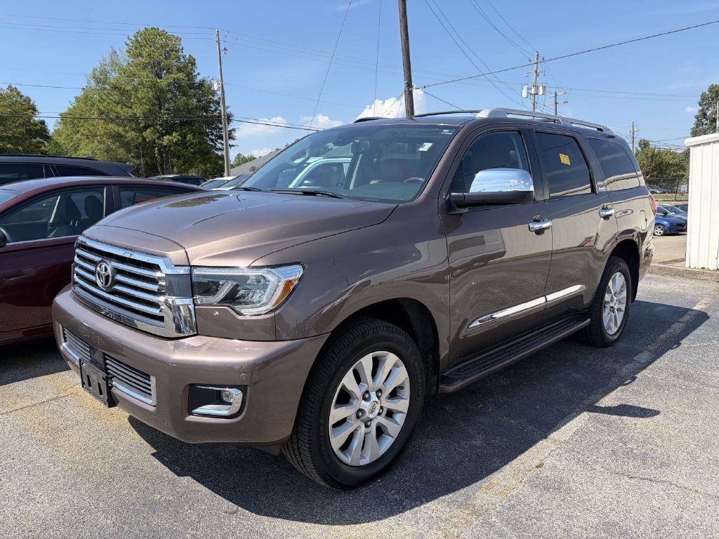 Used 2018 Toyota Sequoia Platinum w/ Carpet Cargo Mat Package AWD/4WD image 2