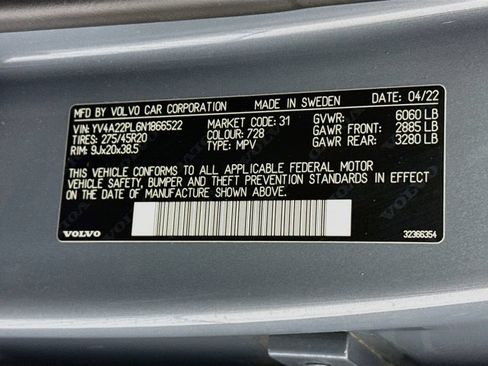 Used 2022 Volvo XC90 T6 Inscription w/ Advanced Package AWD/4WD image 26