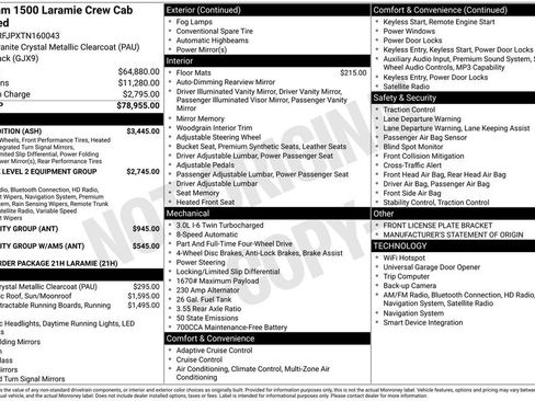 Used 2026 RAM 1500 Laramie w/ Night Edition AWD/4WD image 9