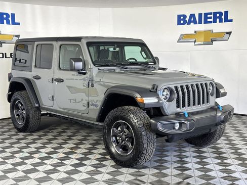 Used 2022 Jeep Wrangler Unlimited Rubicon 4xe w/ Cold Weather Group image 7