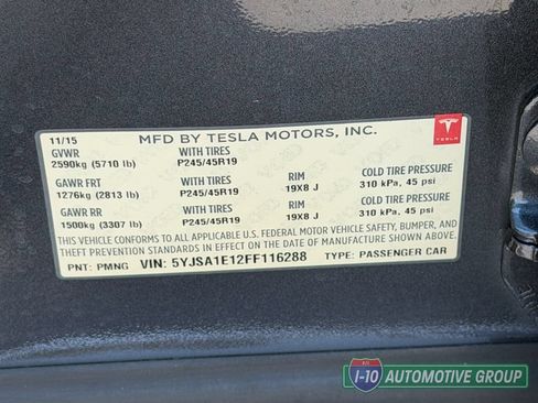 Used 2015 Tesla Model S 70 RWD image 33