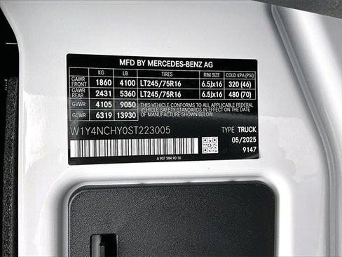 New 2025 Mercedes-Benz Sprinter 2500 image 16