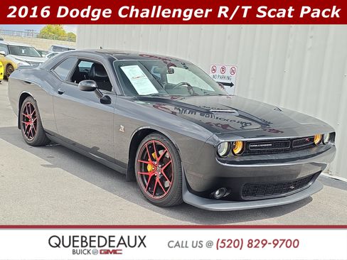 Used 2016 Dodge Challenger R/T Scat Pack w/ Leather Interior Group RWD image 1