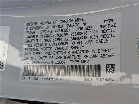 New 2026 Honda CR-V EX-L image 19