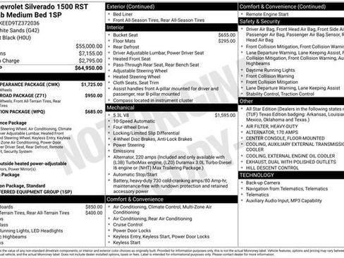 New 2026 Chevrolet Silverado 1500 RST w/ Dark Appearance Package AWD/4WD image 4