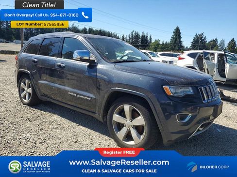 Used 2014 Jeep Grand Cherokee Overland w/ Advanced Technology Group AWD/4WD image 5