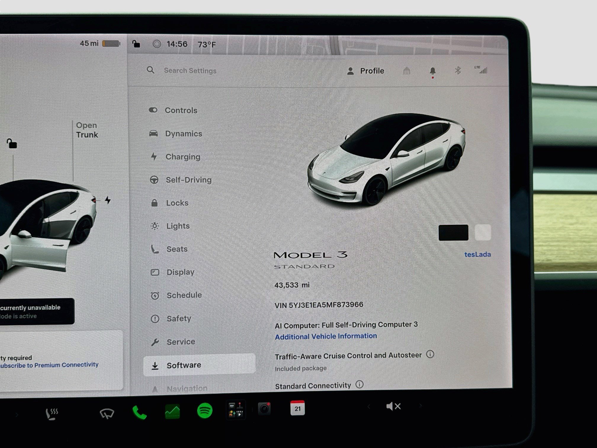 Used 2021 Tesla Model 3 Standard Range Plus RWD image 8