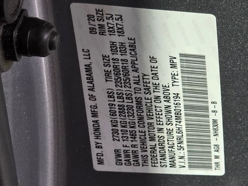 Used 2021 Honda Odyssey EX-L image 36