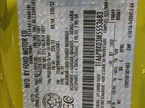 Used 2021 Ford Mustang Mach 1 image 24