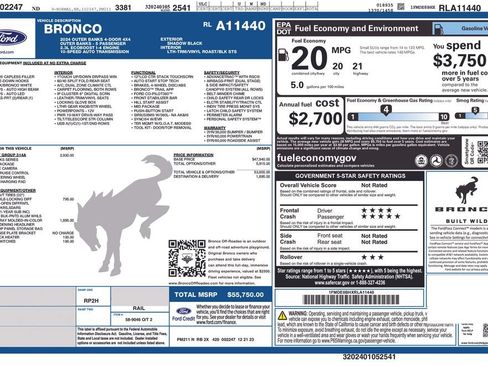 Used 2024 Ford Bronco Outer Banks AWD/4WD image 14