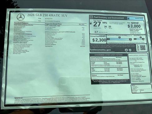 New 2026 Mercedes-Benz GLB 250 4MATIC image 26