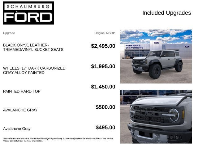 New 2026 Ford Bronco Raptor AWD/4WD image 4