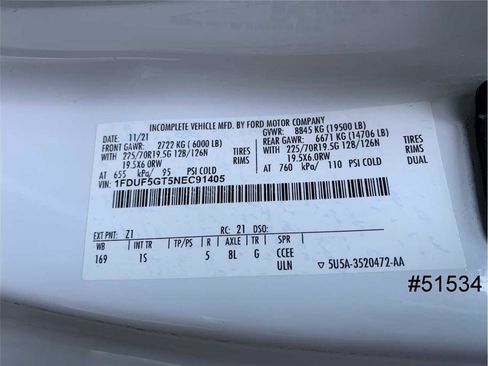 Used 2022 Ford F550 2WD Regular Cab Super Duty image 14