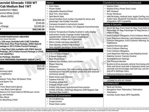 New 2026 Chevrolet Silverado 1500 W/T image 26