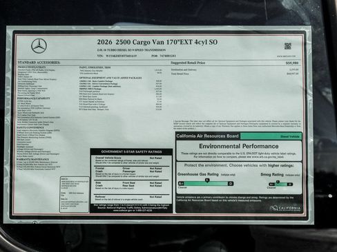 Used 2026 Mercedes-Benz Sprinter 2500 image 21