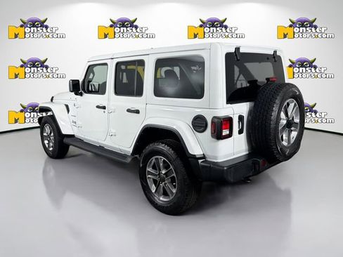 Used 2021 Jeep Wrangler Unlimited Sahara w/ Uconnect 4C Nav & Sound Group AWD/4WD image 7