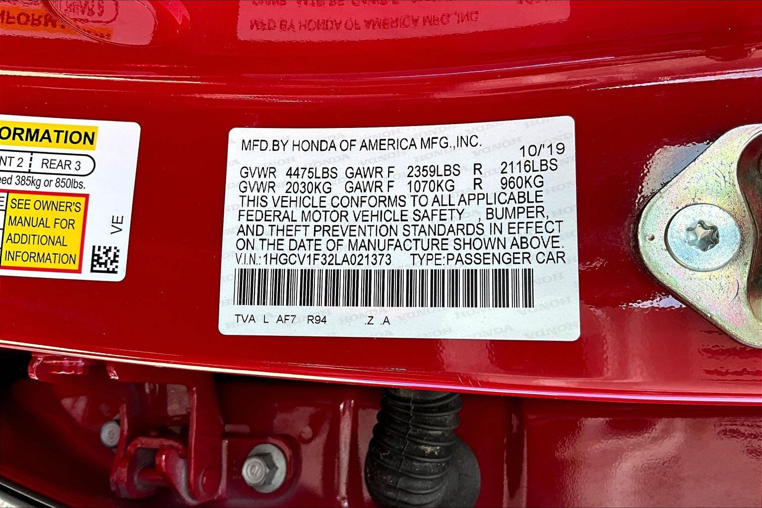 Used 2020 Honda Accord Sport image 14