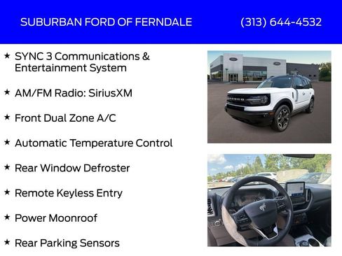 Used 2022 Ford Bronco Sport Outer Banks w/ Tech Package AWD/4WD image 9
