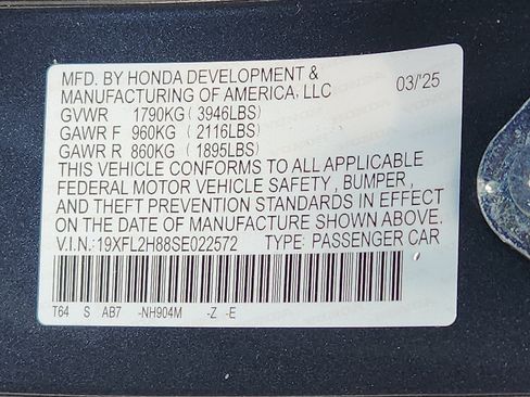Used 2025 Honda Civic Sport image 26