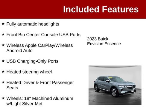 Used 2023 Buick Envision Essence AWD/4WD image 4