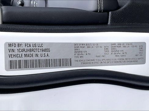 New 2026 Jeep Grand Cherokee Limited w/ Limited Altitude Package image 13