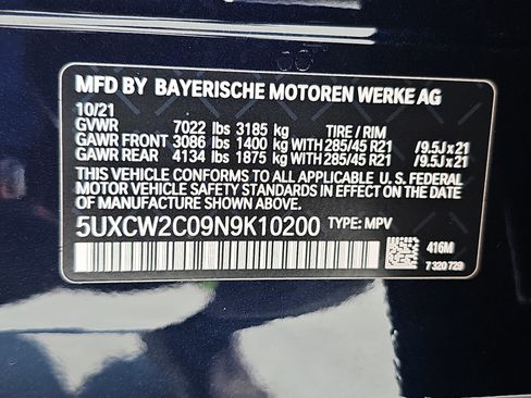 Used 2022 BMW X7 xDrive40i w/ M Sport Package image 37