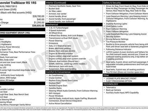 Used 2024 Chevrolet TrailBlazer RS image 3